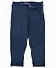 Nino Bambino 100% Organic Cotton Solid Track Pants - Navy Blue