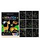 HAPPY HUES DIY Animals Magic Scratch Art - Multicolour