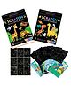Happy Hues DIY Dinosaur & Jungle Animals Magic Scratch Art Combo Pack - Multicolour