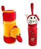 SS Impex Duck & Kitty Theme Feeding Milk Bottle Covers Pack of 2 - Yellow Red