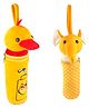 SS Impex Penguin & Elephant Theme Feeding Milk Bottle Covers Pack of 2 - Yellow