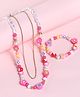 Babyhug Free Size Neck Piece & Bracelet Set- Multicolor
