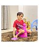 Korbox Doora Style Potty Toilet Trainer Seat Chair with Removable Tray and Closing Lid and High Back Support for Toddler - Pink