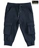 iDO Italy Fleece Full Length Trouser Solid Color - Navy Blue