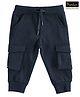 iDO Italy Fleece Full Length Trouser Solid Color - Navy Blue