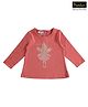 iDO Italy Interlock Full Sleeves Fairly Sequins T-Shirt - Pink