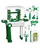 Fiddlerz Doctor Set For Kids 3 in 1 Panda Medical Set Accessories Role Play Toys for Kids Kids Doctor Set Toys - Green