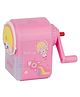 Fiddlerz Sharpener For Kids Pencil Sharpener Sharpeners for Kids Boys & Girls School Kit and Office Stationary Items School Supplies Table Sharpener Machine Return Gift - Pink