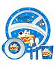Fiddlerz Bamboo Tableware Dinner Pack of 5 - Blue