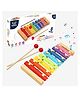 Webby Colorful Hand Knock Xylophone Toy - Multicolour