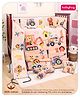 Babyhug Crib Bedding Set Vehicle Print - Multicolor