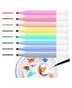 Toyshine  Making Magic Doodle Water Erasable Markers Floating Pens Floating Ink Pen Set Magical Water Painting Pens Whiteboard Marker for Kids Children Art 8 Pens & 1 Ceramic Spoons - Multicolour