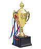 Toyshine Gold Cup Award Trophy for Winners,Award Ceremony and Appreciation Gift (PC-201L) - Golden