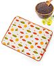 Babyhug Cotton Head Shaping 1 Kg Mustard Seeds Pillow Racoon Print - Orange