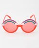 KIDSUN 100% UV Protection Round Sunglasses - Red