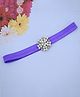 Little Miss Cuttie Pearl Rhinestone Headband - Purple