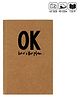 Kids Mandi 90 GSM Pocket Size Notebook Journal Brown - 120 Pages