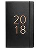 Kids Mandi 90 GSM Pocket Size Notebook Journal Black - 120 Pages