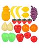 Fiddlerz Realistic Fruit Set Play Food Set Fruits Multicolour - 20 Pieces