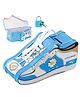 Fiddlerz Money Bank for Kids Piggy Bank Metal Body Money Saving Coin Bank for Kids Girls Boys with Lock N Key Secure Money Coin Bank Best Return Gift Shoe Shape - Blue