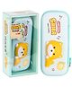 Fiddlerz Pencil Case for Kids 3D Squishy Destress  Stationary Organizer  Pencil Pouch- Sea  Green