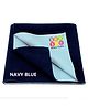 BeyBee Cotton Baby Bed Protecting Mat Medium - Dark Blue