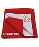 BeyBee Cotton Baby Bed Protecting Mat Large - Red