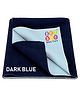 Bey Bee Quickly Dry Waterproof Baby Bed Protector Dry Sheet Medium - Dark Blue