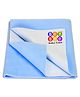 BeyBee Cotton Baby Bed Protecting Mat Extra Large - Blue