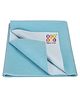 BeyBee Cotton Baby Bed Protecting Mat Large - Sea Blue