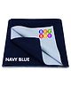 BeyBee Cotton Baby Bed Protecting Mat Extra Large - Dark Blue