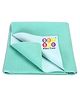 Bey Bee Quick Dry Baby Bed Protector Waterproof Sheet Large and X Large - Sea Green