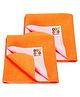 BeyBee Cotton Baby Bed Protecting Mat (Peach Small)