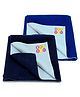 BeyBee Fast Dry Sheet Quick Original Baby Dry Sheet - Royal Blue and Dark Blue