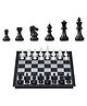 YAMAMA Magnetic Educational Chess Board Set With Folding Chess Board Travel Toys For Kids- Black & White