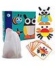 YAMAMA ZE GEOANIMO Animal Wooden Pattern Puzzle Set - 50 Pieces