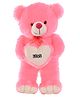 Goldenhub Teddy Bear 60 Cm Standing Different With Heart Pink