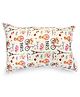 Sleepsia Microfiber Baby Pillow For Sleeping, Soft Toddler Pillow With Paris Print Head & Neck Support - Multicolour