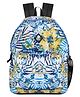 Mikebags Blossom Day Backpack Blue Yellow - 8.5 Inches
