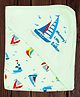 Mittenbooty Baby Hooded  Wrapper Single Ply  Ship Print-Green