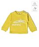 Mi Arcus  Cotton Full Sleeves Gro Greatful Waffle Sweatshirt Yellow