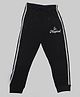 Kiwi 100% Cotton Be Magical Embroidered With Side Tape Unisex Lounge Pants - Black