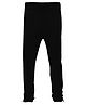 3PIN Full Length Solid Leggings - Black