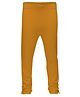 3PIN Full Length Solid Leggings - Mustard Yellow