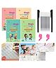 YAMAMA Sank Magic Practice Copybook Number Tracing Book and Pen Magic Calligraphy Copybook Set - Multicolour