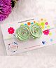 Little Tresses Twin Roses Soft Stretchable Headband - Pista Green