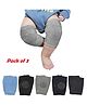 Ortis Global Trade Anti Slip Baby Knee Pads Pack Of 3 (Color May Vary)