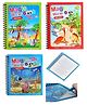 REZNOR Quick Dry Re Usable Magic Coloring Water Book with Magic Pen Pack of 3  (Color May Vary)