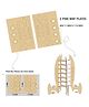 KORBOX 3D Rocket Wooden Puzzle - 13 Pieces