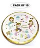 Shopping Time Mermaid Paper Plate Pack of 10- White